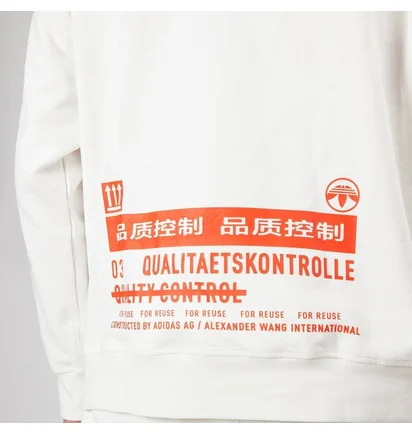 adidas by Alexander Wang AW Graphic Crew (Weiß)