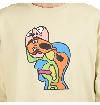 Brain Dead Brain Eater Longsleeve (Beige)
