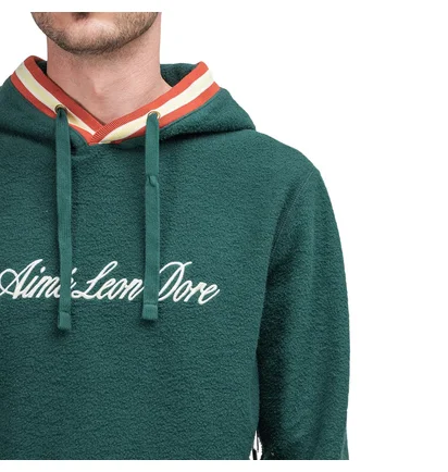 Aimé Leon Dore Reverse Fleece Hoodie (Grün)