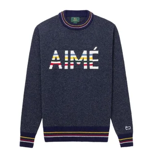 Aimé Leon Dore x Woolrich Hudson Bay Sweater (Navy)