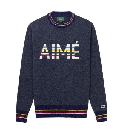 Aimé Leon Dore x Woolrich Hudson Bay Sweater (Navy)