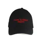 NASASEASONS Cap 'I Came To Break Hearts' (Schwarz / Rot)