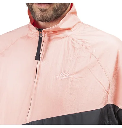 Nike Sportswear ''Swoosh'' Woven Jacket (Pink / Grau)