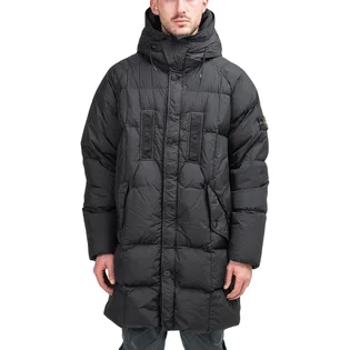 Stone Island Garment Dyed Crinkle Down Jacket (Schwarz)