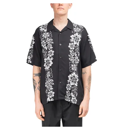 Stüssy Hawaiian Pattern Shirt (Schwarz)