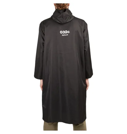 032c The 032c Raincoat (Schwarz)