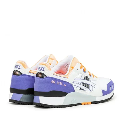 Asics Sportstyle GEL-LYTE III OG (Weiß / Lila / Orange)