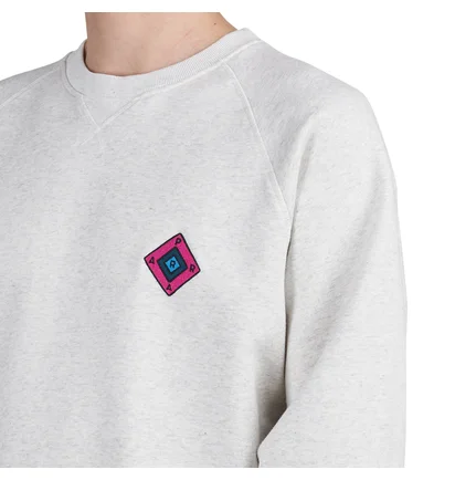 Parra Diamond Block Logo Crew Neck Sweatshirt (Grau)