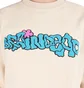 Brain Dead Slime Reverse Fleece Crewneck (Natur)