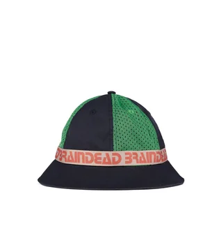 Brain Dead Vision Mesh Paneled Bucket Hat (Navy)
