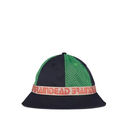 Brain Dead Vision Mesh Paneled Bucket Hat (Navy)