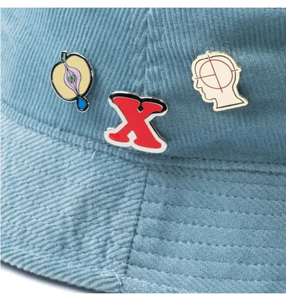 Brain Dead Corduroy Bucket Hat (Blau)