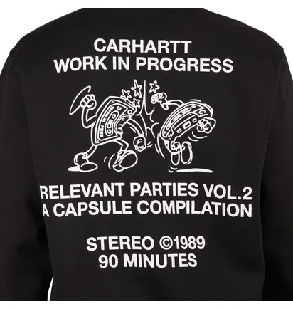 Carhartt WIP x Relevant Parties Vol 2 Sweat (Schwarz / Weiß)