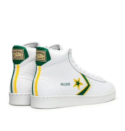 Converse Pro Leather 'Celtics' (Weiß / Gelb / Grün)