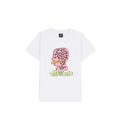 Brain Dead Worm Hole Kids T-Shirt (Weiß)
