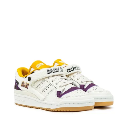 adidas W Forum Low 'Girls Are Awsome (Weiß / Gelb / Lila)