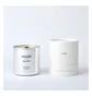 retaW Fragrance Candle 'Allen' (Metallic Silver)