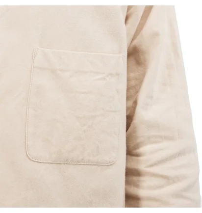 Snow Peak Organic Cotton Suede Shirt (Cream)