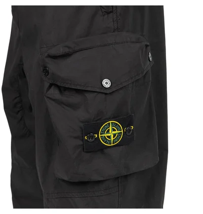 Stone Island Lightweight Cargo Pants (Schwarz)