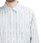 Stüssy Jacquard Logo Stripe Shirt (Weiß)