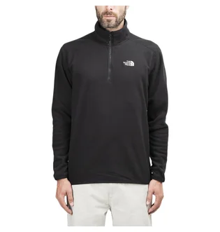 The North Face M 100 Glacier 1/4 ZIP TNF (Schwarz)