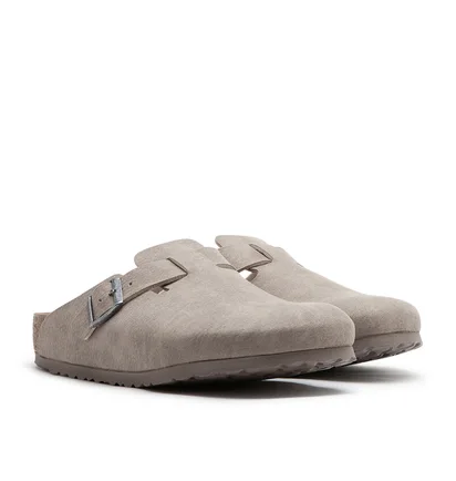 Birkenstock Boston Vegan Micro Fibre (Grau)