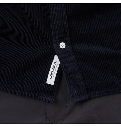 Carhartt WIP L/S Madison Cord Shirt (Blau)