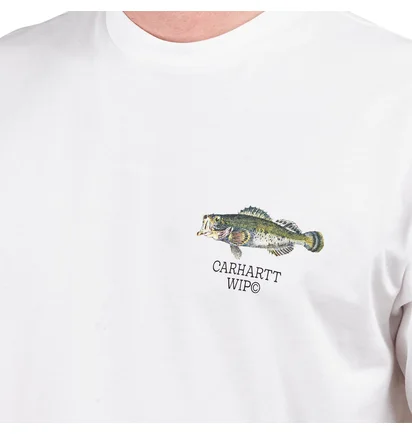 Carhartt WIP S/S Fisch T-Shirt (Weiß)
