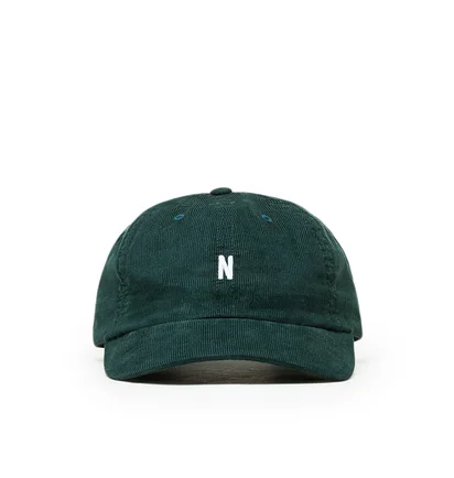 Norse Projects Baby Corduroy Sports Cap (Grün)