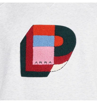 Parra Building Block Logo Crew Neck Sweatshirt (Grau)