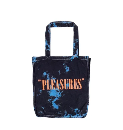 Pleasures Wavy Tote Bag (Schwarz / Orange)