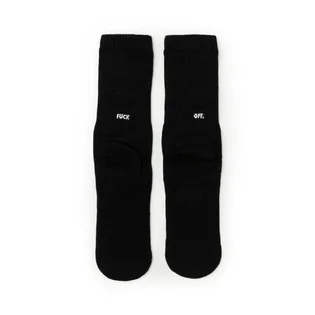 Raised by Wolves Fuck Off Socks (Schwarz)