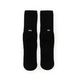 Raised by Wolves Fuck Off Socks (Schwarz)