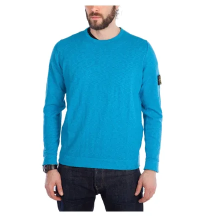 Stone Island Knitwear Crewneck (Blau)
