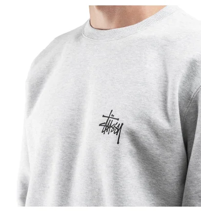 Stüssy Basic Crewneck (Grau)