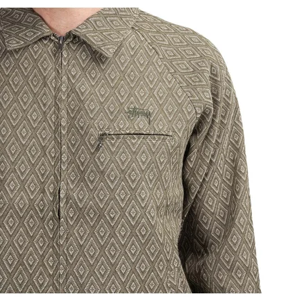 Stüssy Bryan Diamond Jacket (Olive)