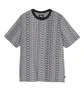 Stüssy Check Crew Tee (Schwarz / Weiß)