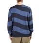Dime Wave Striped Light Knit Sweater (Navy)