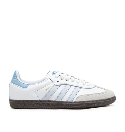 adidas Samba OG (Weiß / Hellblau)