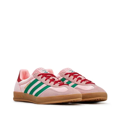 adidas WMNS Gazelle Indoor (Pink / Grün)
