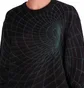 metalwood Wormhole Shaggy Sweater (Schwarz / Grün)