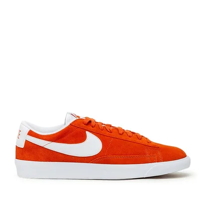 Nike Blazer Low Suede (Orange / Weiß)