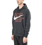 Nike Swoosh French-Terry Hoodie (Schwarz)