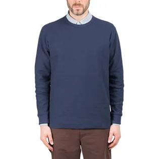 Norse Projects Johannes Compact Waffle Longsleeve (Navy)