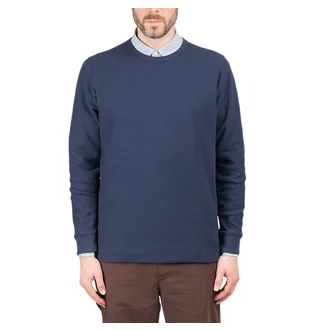 Norse Projects Johannes Compact Waffle Longsleeve (Navy)