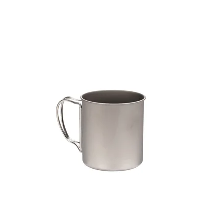 Snow Peak Titanium Single Wall 450 Mug (Silber)