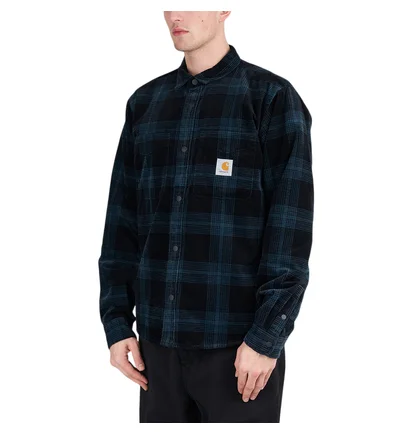 Carhartt WIP Ginnis Shirt Jac (Schwarz / Grün)