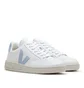 Veja V-12 Leather (Weiß / Hellblau)