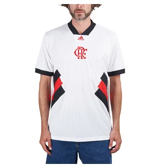 adidas Camisa CR Flamengo Icon Jersey (Weiß / Rot)