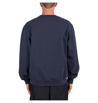 by Parra Water Wave Logo Crew Neck Sweatshirt (Navy)